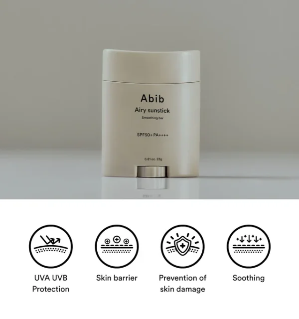 Abib Airy Sunstick Smoothing Bar 23g - Image 2
