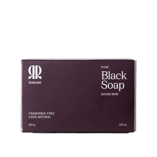 R and R skincare Black Soap Bar Pure