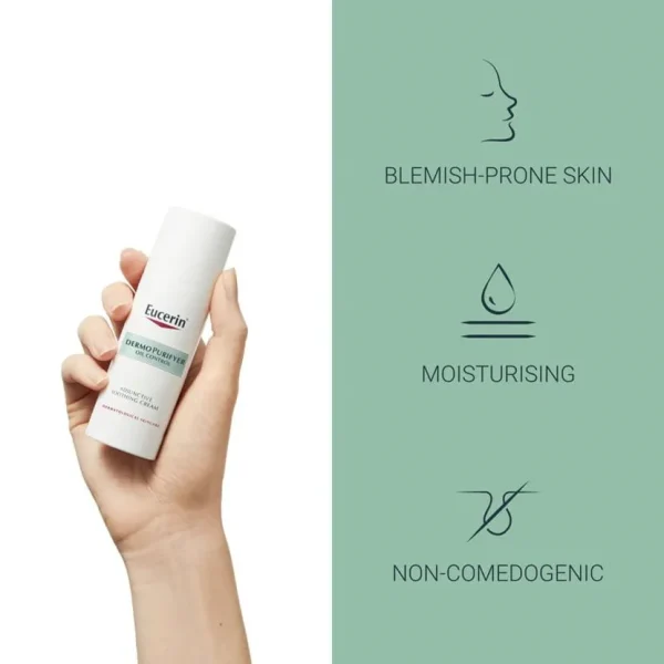 Eucerin dermo purifyer oil control adjunctive soothing cream - Image 6