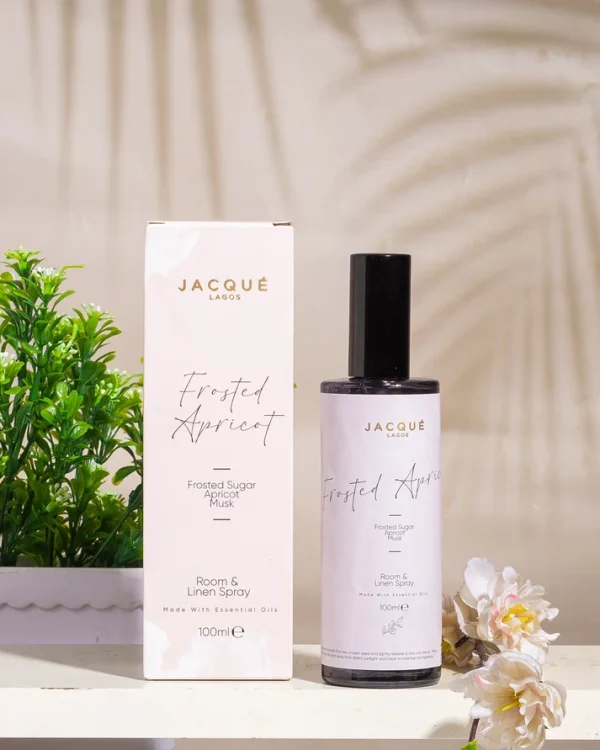 Jacque Frosted Apricot linen spray