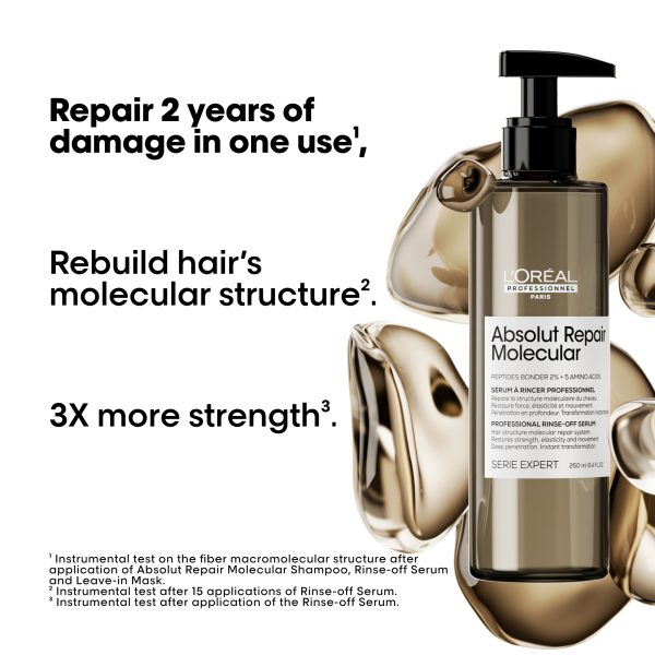 L’Oréal Professionnel Absolut Repair Molecular Rinse-off serum - Image 2