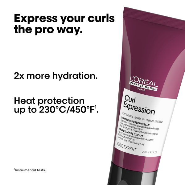 L'Oréal Professionnel  Curl Expression Long-Lasting Leave in Moisturiser - Image 2
