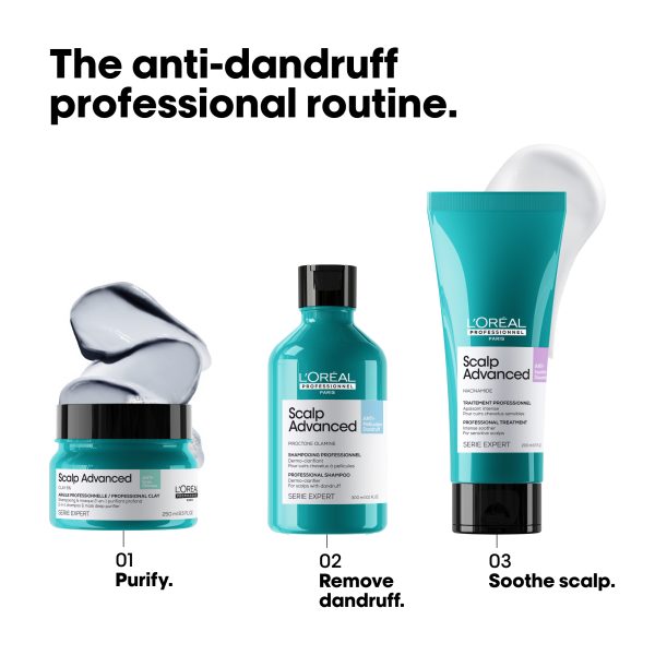 L’Oréal Professionnel  Scalp Advanced Anti-Discomfort Dermo-Regulator Shampoo - Image 4
