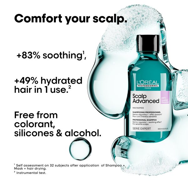 L’Oréal Professionnel  Scalp Advanced Anti-Discomfort Dermo-Regulator Shampoo - Image 2