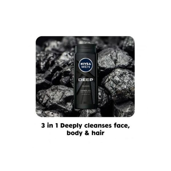 Nivea Deep Impact For Men Shower Gel 500ml - Image 3