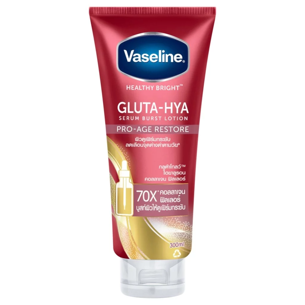 Vaseline Gluta-Hya Serum Burst Lotion - Pro-Age Restore 300ml