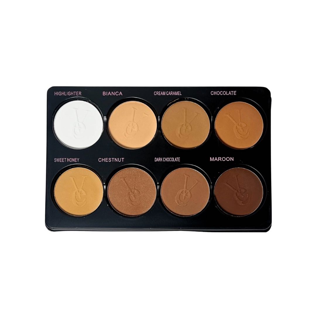 VeeBeauty Cosmetics 8 in 1 Powder palette