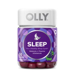 Olly Sleep Melatonin Gummies - Blackberry Zen Flavor 50ct