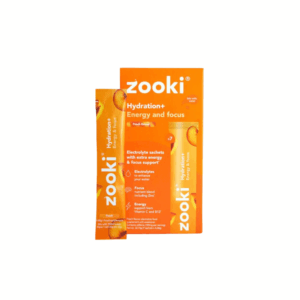 Zooki Hydration+ Energy and Focus - Peach Flavour
