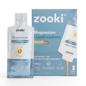 Zooki Magnesium Liquid Sachets 2000mg - Pineapple Flavour