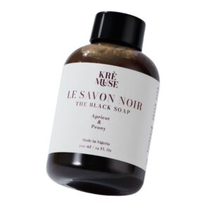 Krèmuse Le Savon Noir (The Black Soap) Apricot & Peony (300ml)