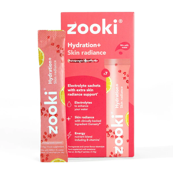 Zooki Hydration+ Skin Radiance - Pomegranate Lemon Flavour