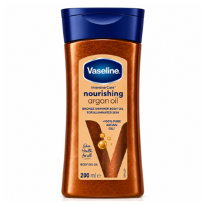 Vaseline Nourishing Argan Bronze Shimmer Body Oil 200ml