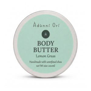 Adunni Ori 200ml Shea Body Butter (Lemon grass)