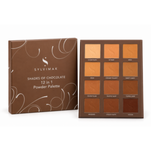 Sylvimak Shades of Chocolate 12-in-1 Powder Palette